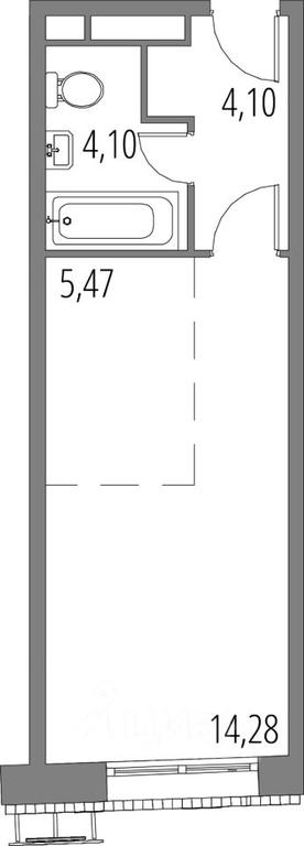 Apartment Sale, 27.95平方米 at Klubny dom Malye Veshki, Ryabinovy pereulok, Vyoshki Settlement, Mytishi Urban District, Moscow Region, Russia #1 Apartment Sale, 27.95平方米 at Klubny dom Malye Veshki, Ryabinovy pereulok, Vyoshki Settlement, Mytishi Urban District, Moscow Region, Russia #1