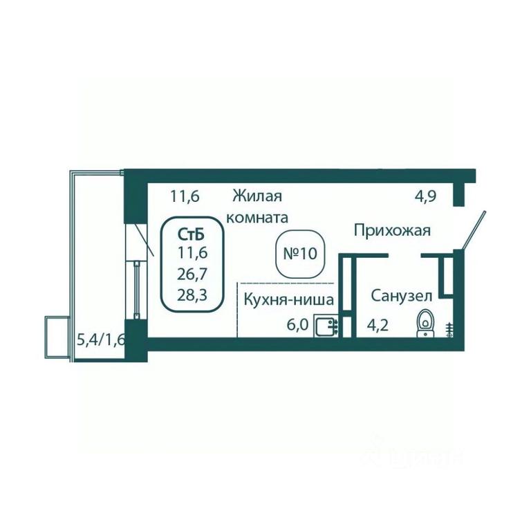 Apartment Sale, 28.3 sq. m. at Andreevka LIFE, Georgievskoe Highway, Moscow Region, Russia #1 Apartment Sale, 28.3 sq. m. at Andreevka LIFE, Georgievskoe Highway, Moscow Region, Russia #1