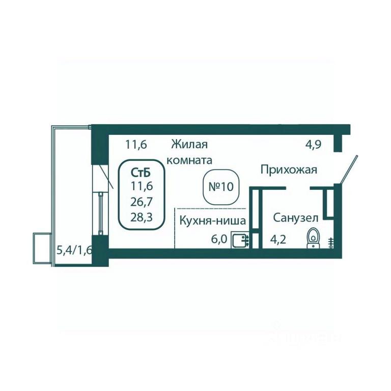 Apartment Sale, 28.3平方米 at Andreevka LIFE, Georgievskoe Highway, Moscow Region, Russia #1 Apartment Sale, 28.3平方米 at Andreevka LIFE, Georgievskoe Highway, Moscow Region, Russia #1