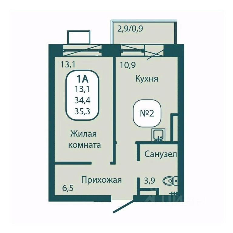 Apartment Sale, 35.3 sq. m. at Andreevka LIFE, Georgievskoe Highway, Moscow Region, Russia #1 Apartment Sale, 35.3 sq. m. at Andreevka LIFE, Georgievskoe Highway, Moscow Region, Russia #1