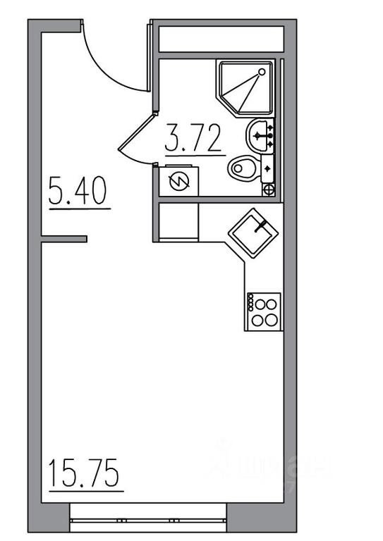 Apartment Sale, 24.87 sq. m. at Klubny dom Novoe Vashutino, Vashutinskoye Highway, Moscow Region, Russia #1 Apartment Sale, 24.87 sq. m. at Klubny dom Novoe Vashutino, Vashutinskoye Highway, Moscow Region, Russia #1