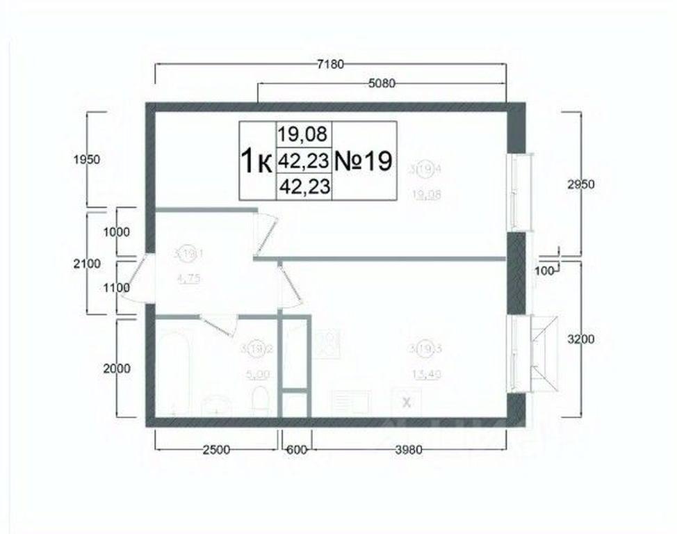 Apartment Sale, 42.23 sq. m. at Aviator-2, ulitsa Kurzenkova, 12, Naro-Fominsk, Moscow Region, Russia #2