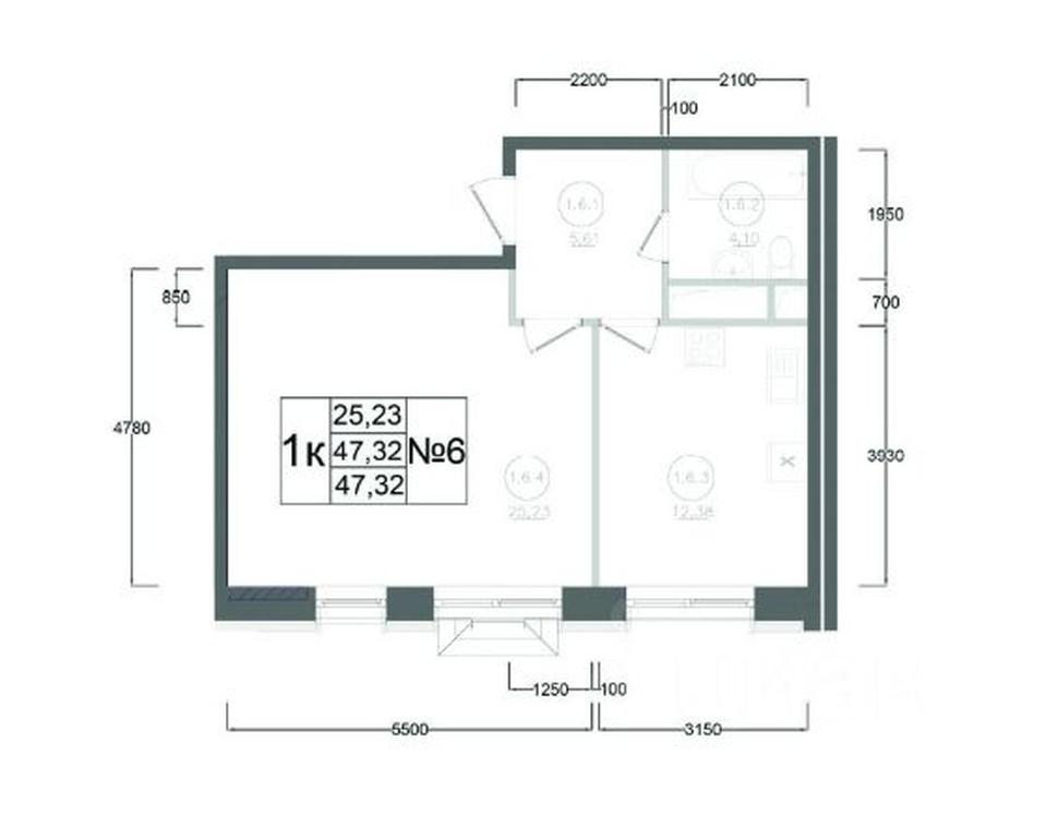 Apartment Sale, 47.32 sq. m. at Aviator-2, ulitsa Kurzenkova, 12, Naro-Fominsk, Moscow Region, Russia #2