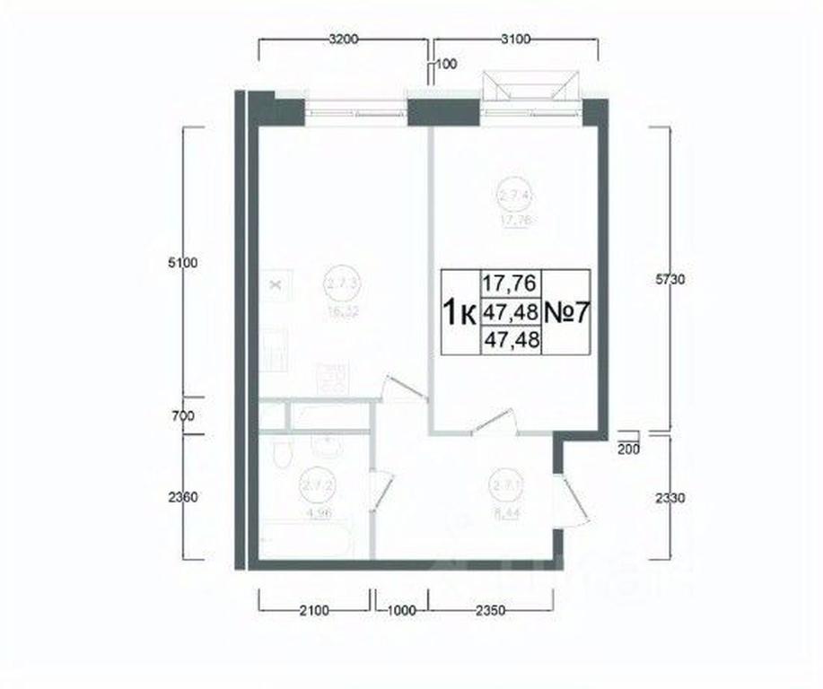 Apartment Sale, 47.48 sq. m. at Aviator-2, ulitsa Kurzenkova, 12, Naro-Fominsk, Moscow Region, Russia #2 Apartment Sale, 47.48 sq. m. at Aviator-2, ulitsa Kurzenkova, 12, Naro-Fominsk, Moscow Region, Russia #2