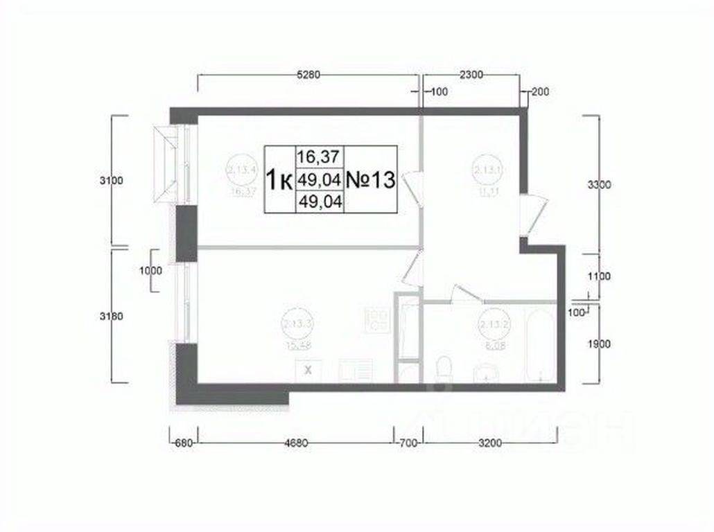 Apartment Sale, 49.04 sq. m. at Aviator-2, ulitsa Kurzenkova, 12, Naro-Fominsk, Moscow Region, Russia #2