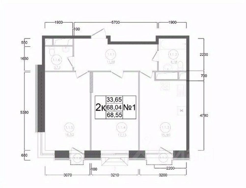 1-BD Apartment Sale, 68.55 sq. m. at Aviator-2, ulitsa Kurzenkova, 12, Naro-Fominsk, Moscow Region, Russia #2 1-BD Apartment Sale, 68.55 sq. m. at Aviator-2, ulitsa Kurzenkova, 12, Naro-Fominsk, Moscow Region, Russia #2