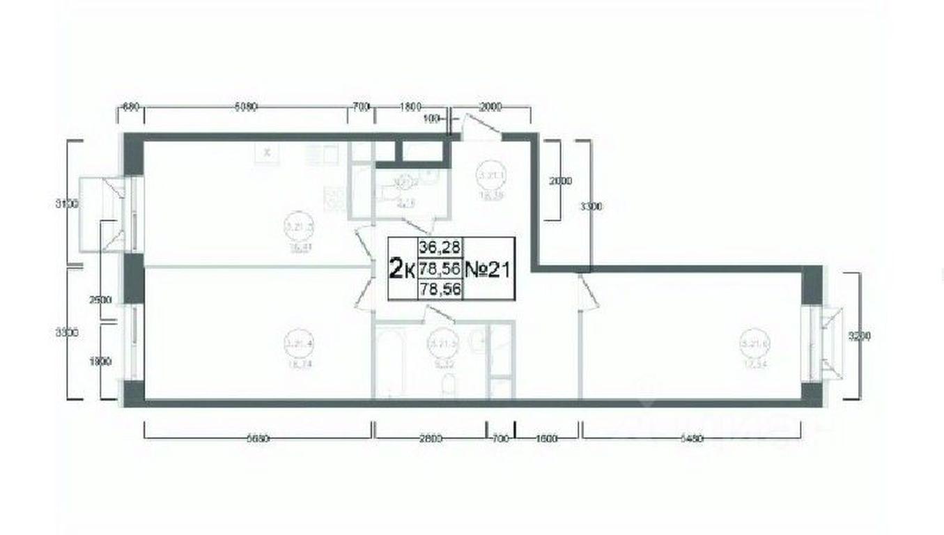 1-BD Apartment Sale, 78.56 sq. m. at Aviator-2, ulitsa Kurzenkova, 12, Naro-Fominsk, Moscow Region, Russia #2 1-BD Apartment Sale, 78.56 sq. m. at Aviator-2, ulitsa Kurzenkova, 12, Naro-Fominsk, Moscow Region, Russia #2