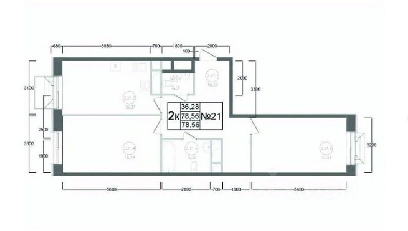 1-BD Apartment Sale, 78.56 sq. m. at Aviator-2, ulitsa Kurzenkova, 12, Naro-Fominsk, Moscow Region, Russia #2 1-BD Apartment Sale, 78.56 sq. m. at Aviator-2, ulitsa Kurzenkova, 12, Naro-Fominsk, Moscow Region, Russia #2