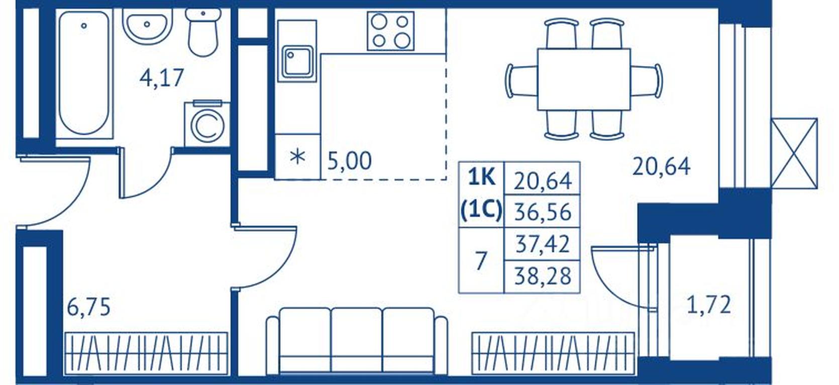Apartment Sale, 36.56平方米 at POKOLENIE PERVYKh, Novyye Podlipki Microdistrict, Korolyov, Moscow Region, Russia #1 Apartment Sale, 36.56平方米 at POKOLENIE PERVYKh, Novyye Podlipki Microdistrict, Korolyov, Moscow Region, Russia #1
