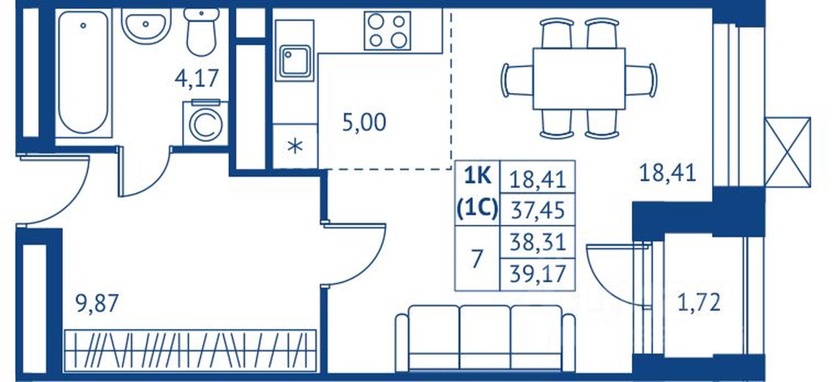 Apartment Sale, 37.45平方米 at POKOLENIE PERVYKh, Novyye Podlipki Microdistrict, Korolyov, Moscow Region, Russia #1 Apartment Sale, 37.45平方米 at POKOLENIE PERVYKh, Novyye Podlipki Microdistrict, Korolyov, Moscow Region, Russia #1
