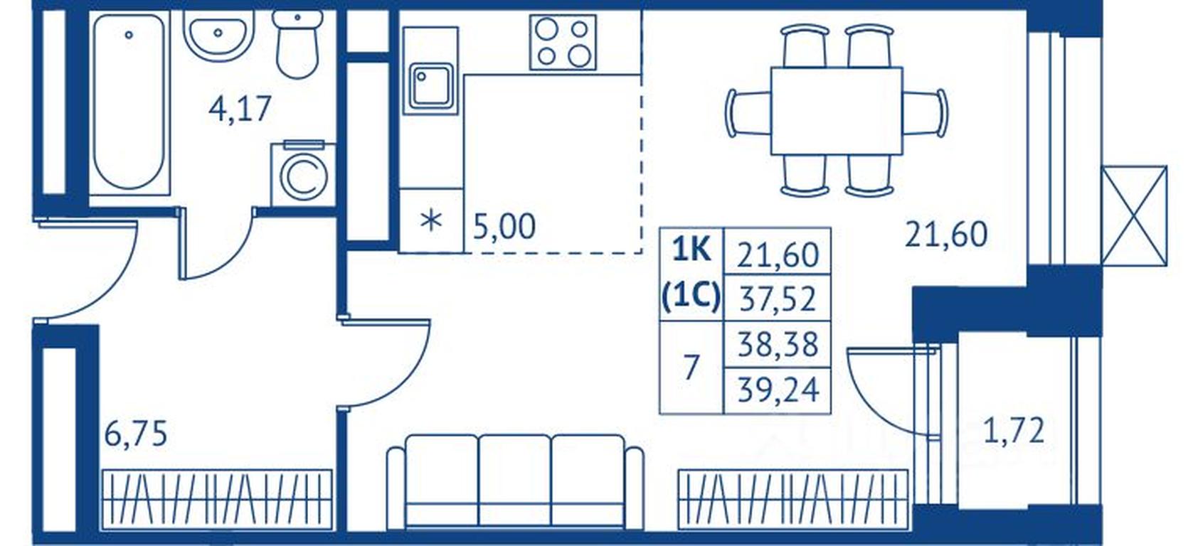 Apartment Sale, 37.52平方米 at POKOLENIE PERVYKh, Novyye Podlipki Microdistrict, Korolyov, Moscow Region, Russia #1 Apartment Sale, 37.52平方米 at POKOLENIE PERVYKh, Novyye Podlipki Microdistrict, Korolyov, Moscow Region, Russia #1