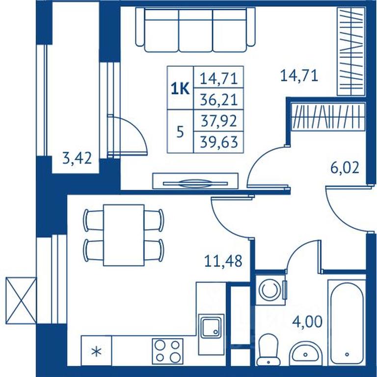 Apartment Sale, 36.21 sq. m. at POKOLENIE PERVYKh, Novyye Podlipki Microdistrict, Korolyov, Moscow Region, Russia #1 Apartment Sale, 36.21 sq. m. at POKOLENIE PERVYKh, Novyye Podlipki Microdistrict, Korolyov, Moscow Region, Russia #1