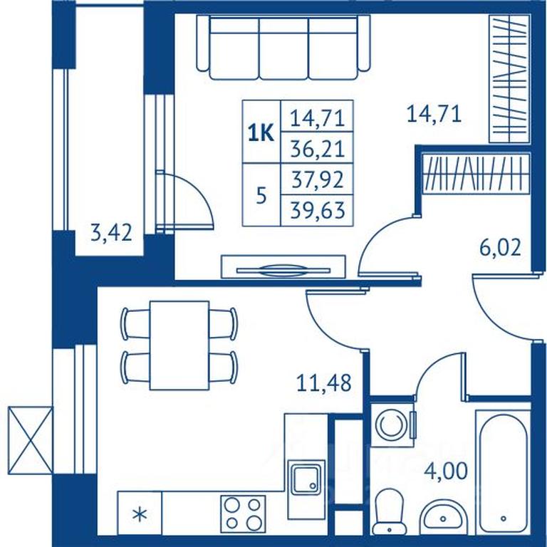 Apartment Sale, 36.21 sq. m. at POKOLENIE PERVYKh, Novyye Podlipki Microdistrict, Korolyov, Moscow Region, Russia #1 Apartment Sale, 36.21 sq. m. at POKOLENIE PERVYKh, Novyye Podlipki Microdistrict, Korolyov, Moscow Region, Russia #1