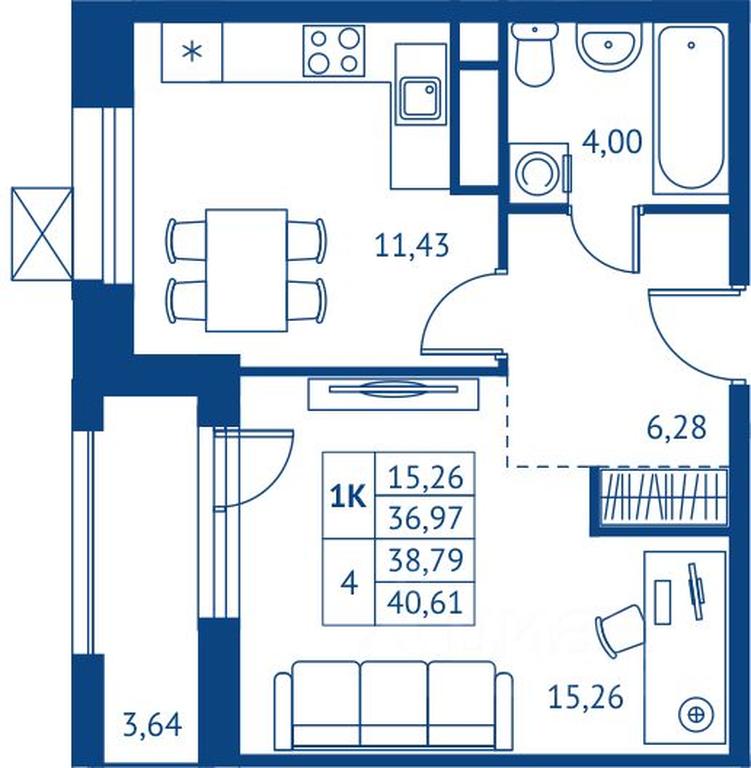 Apartment Sale, 36.97 sq. m. at POKOLENIE PERVYKh, Novyye Podlipki Microdistrict, Korolyov, Moscow Region, Russia #1 Apartment Sale, 36.97 sq. m. at POKOLENIE PERVYKh, Novyye Podlipki Microdistrict, Korolyov, Moscow Region, Russia #1