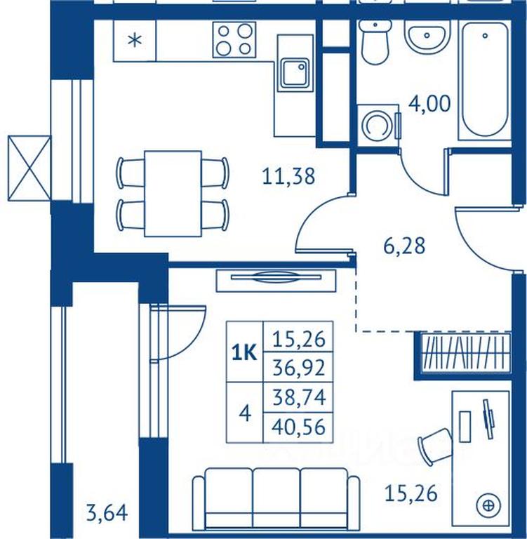 Apartment Sale, 36.92 sq. m. at POKOLENIE PERVYKh, Novyye Podlipki Microdistrict, Korolyov, Moscow Region, Russia #1 Apartment Sale, 36.92 sq. m. at POKOLENIE PERVYKh, Novyye Podlipki Microdistrict, Korolyov, Moscow Region, Russia #1