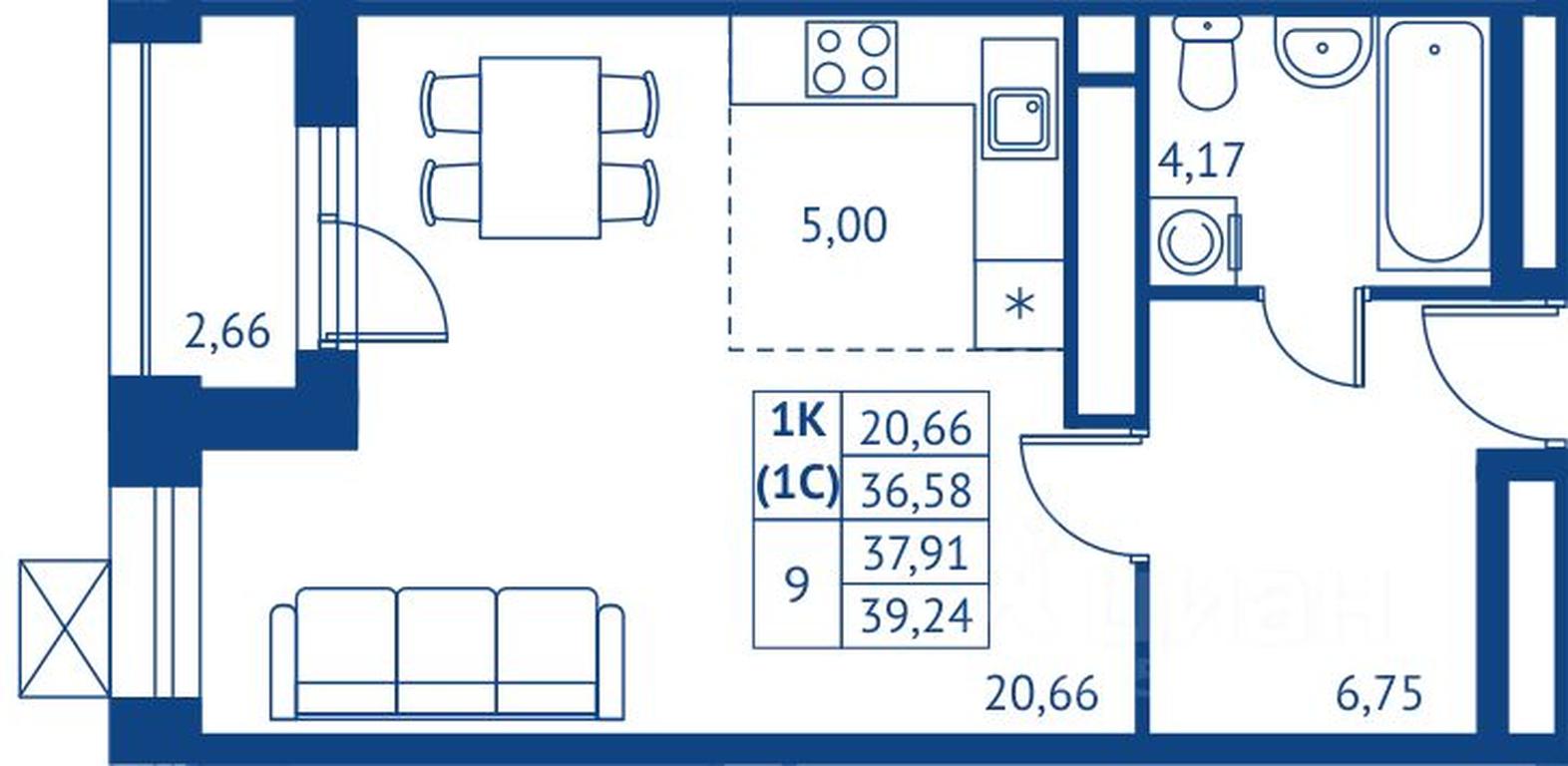 Apartment Sale, 36.58 sq. m. at POKOLENIE PERVYKh, Novyye Podlipki Microdistrict, Korolyov, Moscow Region, Russia #1 Apartment Sale, 36.58 sq. m. at POKOLENIE PERVYKh, Novyye Podlipki Microdistrict, Korolyov, Moscow Region, Russia #1