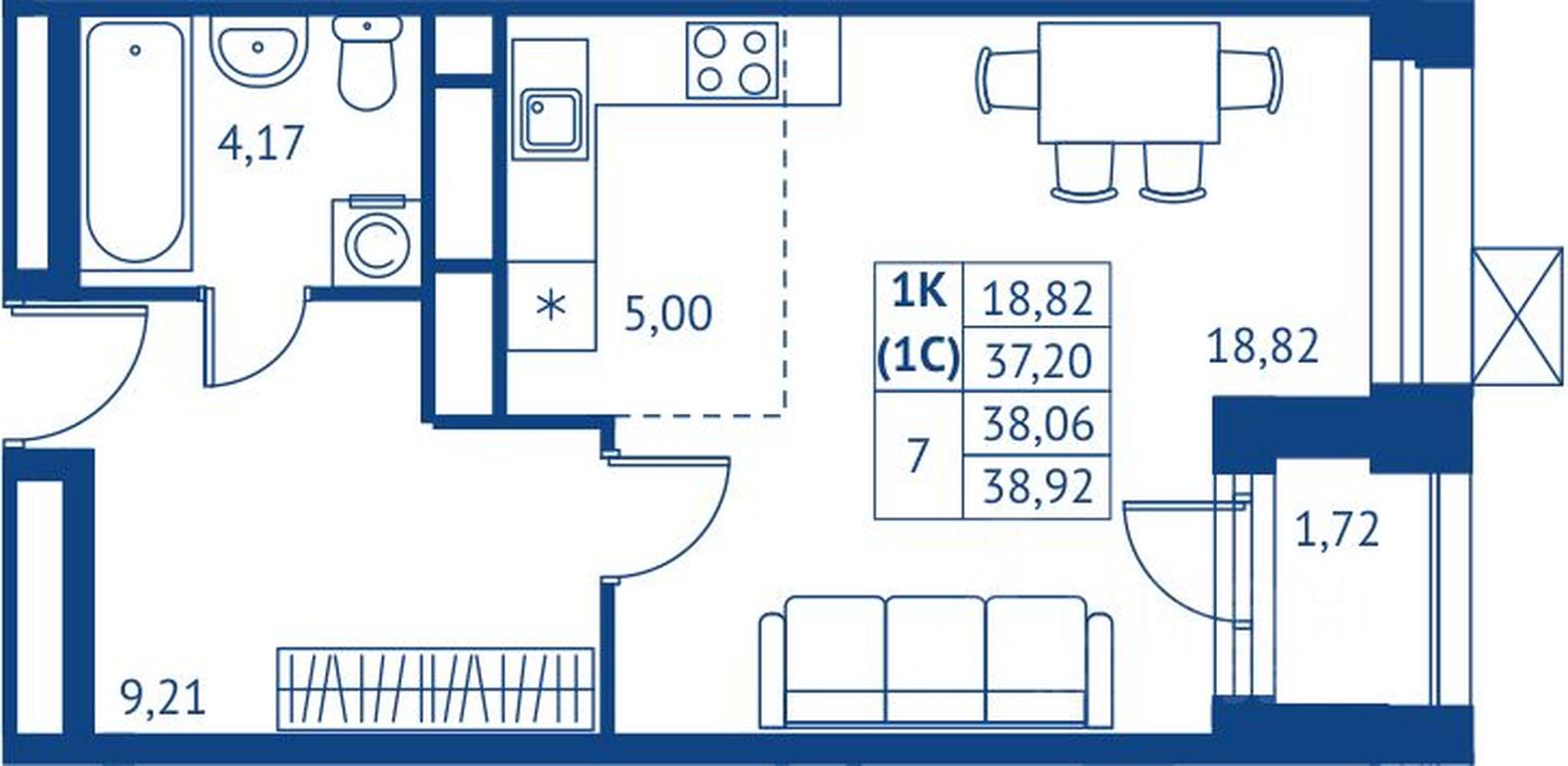 Apartment Sale, 37.2 sq. m. at POKOLENIE PERVYKh, Novyye Podlipki Microdistrict, Korolyov, Moscow Region, Russia #1 Apartment Sale, 37.2 sq. m. at POKOLENIE PERVYKh, Novyye Podlipki Microdistrict, Korolyov, Moscow Region, Russia #1