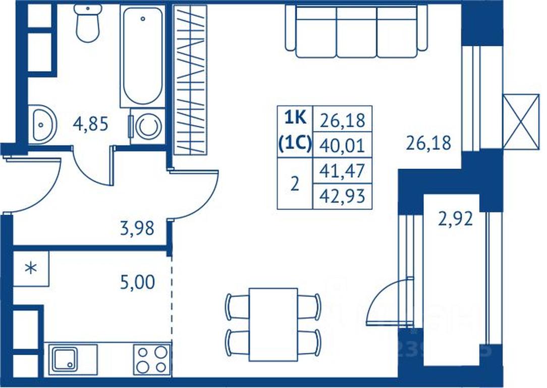 Apartment Sale, 40.01 sq. m. at POKOLENIE PERVYKh, Novyye Podlipki Microdistrict, Korolyov, Moscow Region, Russia #1 Apartment Sale, 40.01 sq. m. at POKOLENIE PERVYKh, Novyye Podlipki Microdistrict, Korolyov, Moscow Region, Russia #1