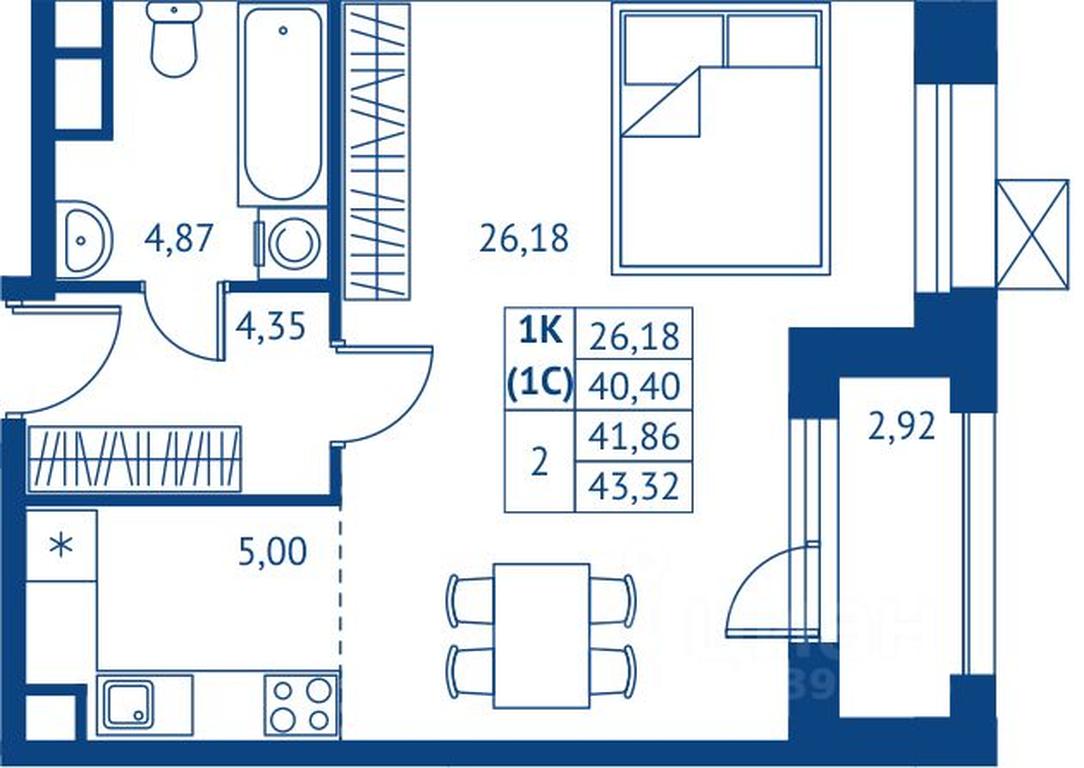 Apartment Sale, 40.4平方米 at POKOLENIE PERVYKh, Novyye Podlipki Microdistrict, Korolyov, Moscow Region, Russia #1 Apartment Sale, 40.4平方米 at POKOLENIE PERVYKh, Novyye Podlipki Microdistrict, Korolyov, Moscow Region, Russia #1