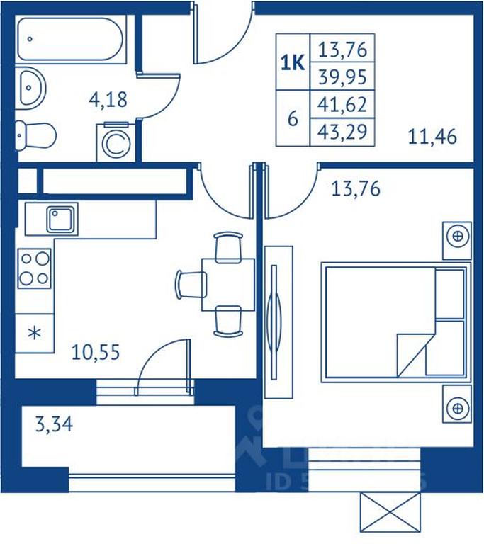 Apartment Sale, 39.95平方米 at POKOLENIE PERVYKh, Novyye Podlipki Microdistrict, Korolyov, Moscow Region, Russia #1 Apartment Sale, 39.95平方米 at POKOLENIE PERVYKh, Novyye Podlipki Microdistrict, Korolyov, Moscow Region, Russia #1