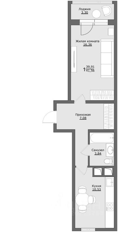 Apartment Sale, 41.56平方米 at Klever, Gorzhovitskaya ulitsa, Khotkovo, Sergiyevo-Posadskiy Urban District, Moscow Region, Russia #1 Apartment Sale, 41.56平方米 at Klever, Gorzhovitskaya ulitsa, Khotkovo, Sergiyevo-Posadskiy Urban District, Moscow Region, Russia #1