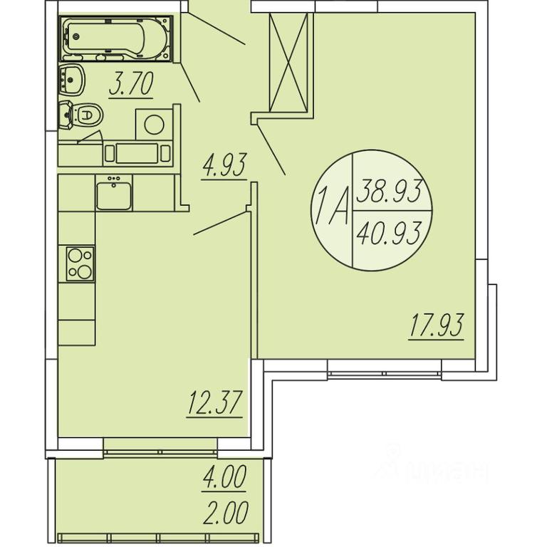 Apartment Sale, 40.93 sq. m. at Sholohovo, ulitsa Yunosti, zhiloy kompleks Sholokhovo, derevnya Sholokhovo, Mytishi Urban District, Moscow Region, Russia #1 Apartment Sale, 40.93 sq. m. at Sholohovo, ulitsa Yunosti, zhiloy kompleks Sholokhovo, derevnya Sholokhovo, Mytishi Urban District, Moscow Region, Russia #1