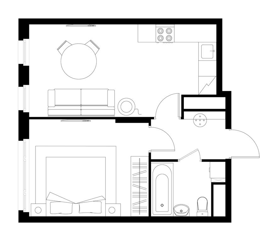 2-BD Apartment Sale, 39.8 sq. m. at Peredelkino Blizhnee, Korneya Chukovskogo Street, 1, Vnukovskoye Settlement, Moscow, Russia #1 2-BD Apartment Sale, 39.8 sq. m. at Peredelkino Blizhnee, Korneya Chukovskogo Street, 1, Vnukovskoye Settlement, Moscow, Russia #1