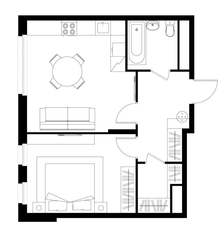 2-BD Apartment Sale, 47.4 sq. m. at Peredelkino Blizhnee, Korneya Chukovskogo Street, 1, Vnukovskoye Settlement, Moscow, Russia #1 2-BD Apartment Sale, 47.4 sq. m. at Peredelkino Blizhnee, Korneya Chukovskogo Street, 1, Vnukovskoye Settlement, Moscow, Russia #1