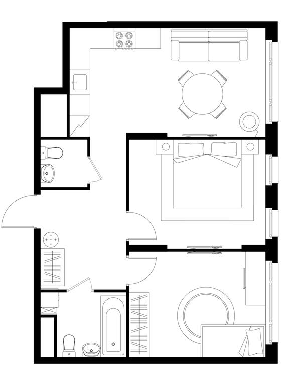 2-BD Apartment Sale, 58.3 sq. m. at Peredelkino Blizhnee, Korneya Chukovskogo Street, 1, Vnukovskoye Settlement, Moscow, Russia #1 2-BD Apartment Sale, 58.3 sq. m. at Peredelkino Blizhnee, Korneya Chukovskogo Street, 1, Vnukovskoye Settlement, Moscow, Russia #1