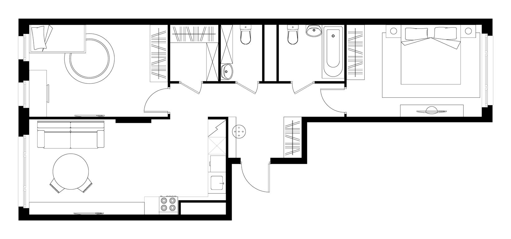 3-BD Apartment Sale, 68.7 sq. m. at Peredelkino Blizhnee, Korneya Chukovskogo Street, 1, Vnukovskoye Settlement, Moscow, Russia #1 3-BD Apartment Sale, 68.7 sq. m. at Peredelkino Blizhnee, Korneya Chukovskogo Street, 1, Vnukovskoye Settlement, Moscow, Russia #1