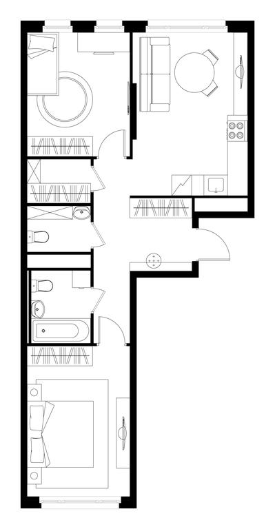 2-BD Apartment Sale, 62.4 sq. m. at Peredelkino Blizhnee, Korneya Chukovskogo Street, 1, Vnukovskoye Settlement, Moscow, Russia #1 2-BD Apartment Sale, 62.4 sq. m. at Peredelkino Blizhnee, Korneya Chukovskogo Street, 1, Vnukovskoye Settlement, Moscow, Russia #1