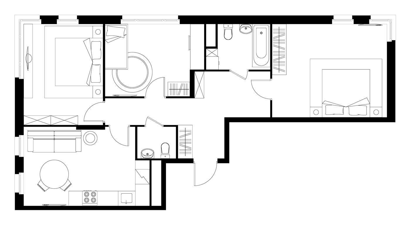 3-BD Apartment Sale, 81.2 sq. m. at Peredelkino Blizhnee, Korneya Chukovskogo Street, 1, Vnukovskoye Settlement, Moscow, Russia #1 3-BD Apartment Sale, 81.2 sq. m. at Peredelkino Blizhnee, Korneya Chukovskogo Street, 1, Vnukovskoye Settlement, Moscow, Russia #1