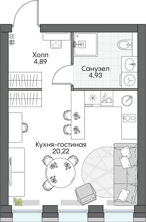 Apartment Sale, 30.16 sq. m. at Dom na naberezhnoy INSIDER (Insayder), Avtozavodskaya Street, Moscow, Russia #1 Apartment Sale, 30.16 sq. m. at Dom na naberezhnoy INSIDER (Insayder), Avtozavodskaya Street, Moscow, Russia #1