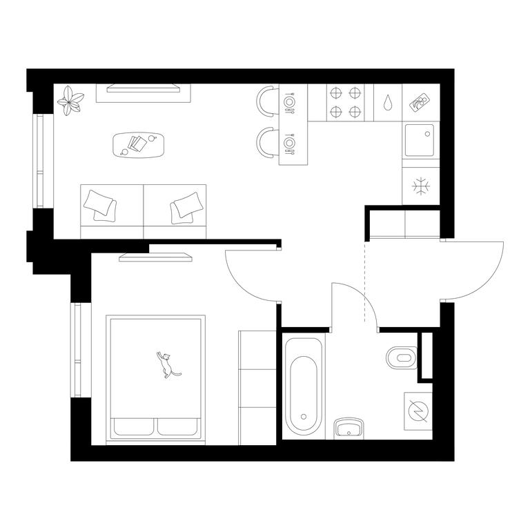 1-BD Apartment Sale, 31.8 sq. m. at Losinoostrovskiy Park, Otkrytoye Highway, 18Ас11, Moscow, Russia #1 1-BD Apartment Sale, 31.8 sq. m. at Losinoostrovskiy Park, Otkrytoye Highway, 18Ас11, Moscow, Russia #1