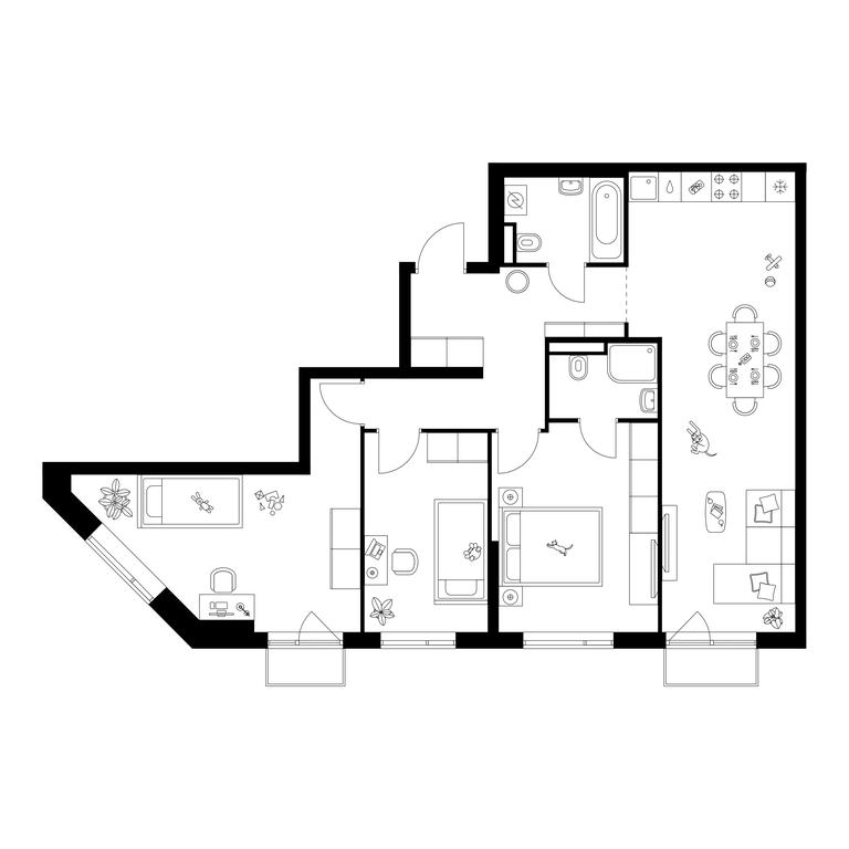 3-BD Apartment Sale, 84.5 sq. m. at Losinoostrovskiy Park, Otkrytoye Highway, 18Ас11, Moscow, Russia #1 3-BD Apartment Sale, 84.5 sq. m. at Losinoostrovskiy Park, Otkrytoye Highway, 18Ас11, Moscow, Russia #1