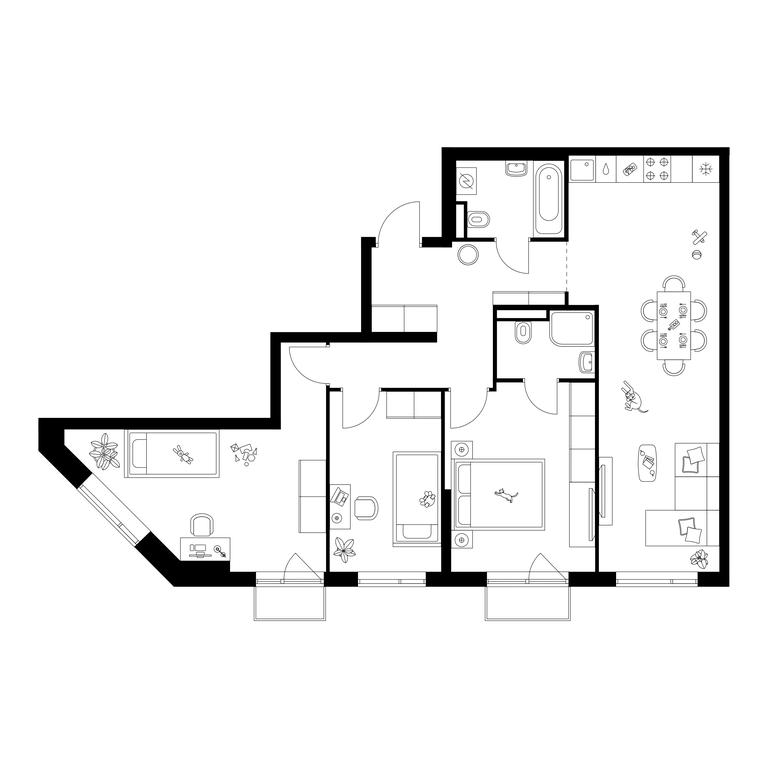 3-BD Apartment Sale, 84.5 sq. m. at Losinoostrovskiy Park, Otkrytoye Highway, 18Ас11, Moscow, Russia #1 3-BD Apartment Sale, 84.5 sq. m. at Losinoostrovskiy Park, Otkrytoye Highway, 18Ас11, Moscow, Russia #1