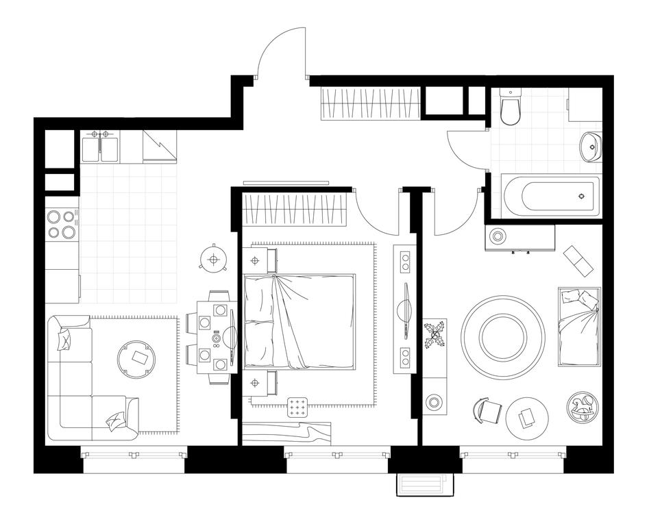 2-BD Apartment Sale, 57.9平方米 at Rezidentsii Skolkovo, Kashtanovaya ulitsa, 1, rabochiy posyolok Zarechye, Odintsovskiy City District, Moscow Region, Russia #1 2-BD Apartment Sale, 57.9平方米 at Rezidentsii Skolkovo, Kashtanovaya ulitsa, 1, rabochiy posyolok Zarechye, Odintsovskiy City District, Moscow Region, Russia #1