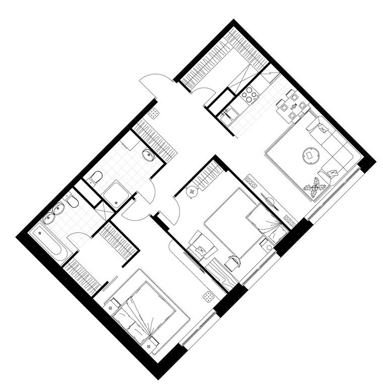 Продажа 2-комн. квартиры, 80,8 м² в ЖК «Резиденции Сколково», Каштановая улица, 1, рабочий посёлок Заречье, Одинцовский городской округ, Московская область, Россия #1 Продажа 2-комн. квартиры, 80,8 м² в ЖК «Резиденции Сколково», Каштановая улица, 1, рабочий посёлок Заречье, Одинцовский городской округ, Московская область, Россия #1