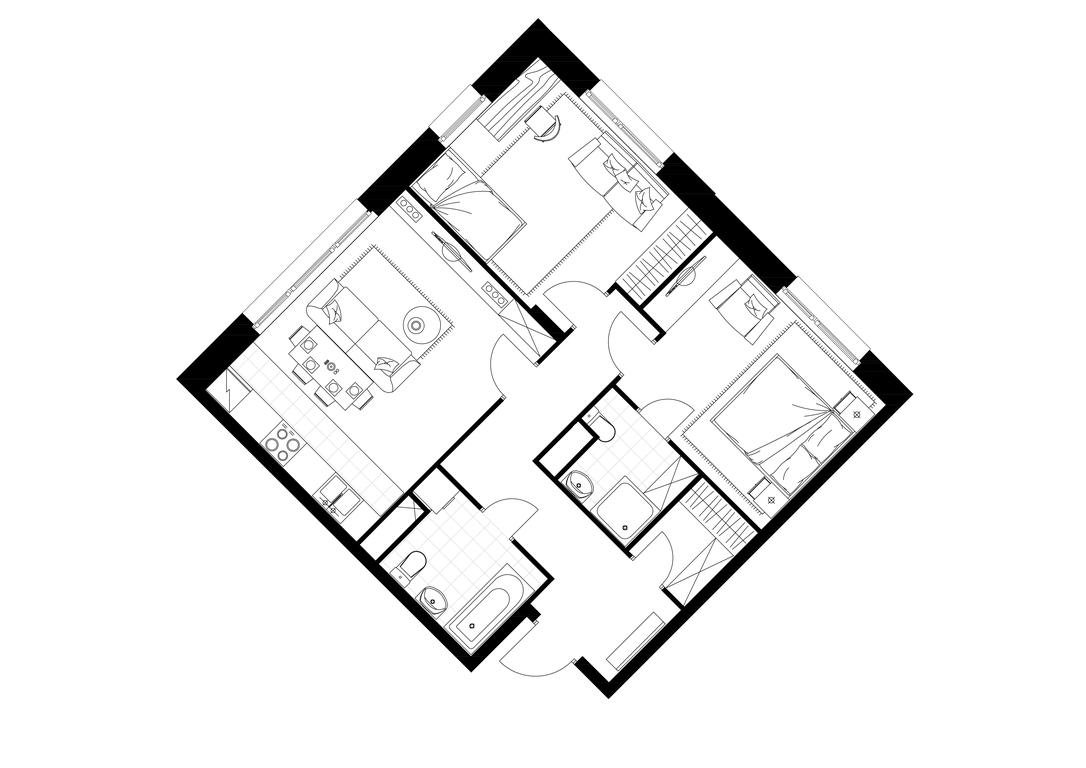 2-BD Apartment Sale, 66.7平方米 at Rezidentsii Skolkovo, Kashtanovaya ulitsa, 1, rabochiy posyolok Zarechye, Odintsovskiy City District, Moscow Region, Russia #1 2-BD Apartment Sale, 66.7平方米 at Rezidentsii Skolkovo, Kashtanovaya ulitsa, 1, rabochiy posyolok Zarechye, Odintsovskiy City District, Moscow Region, Russia #1