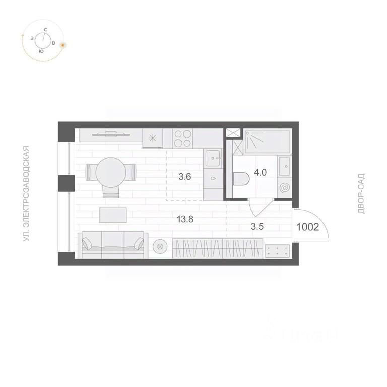 Apartment Sale, 24.9 sq. m. at ARTEL (Artel), Elektrozavodskaya Street, Moscow, Russia #1 Apartment Sale, 24.9 sq. m. at ARTEL (Artel), Elektrozavodskaya Street, Moscow, Russia #1