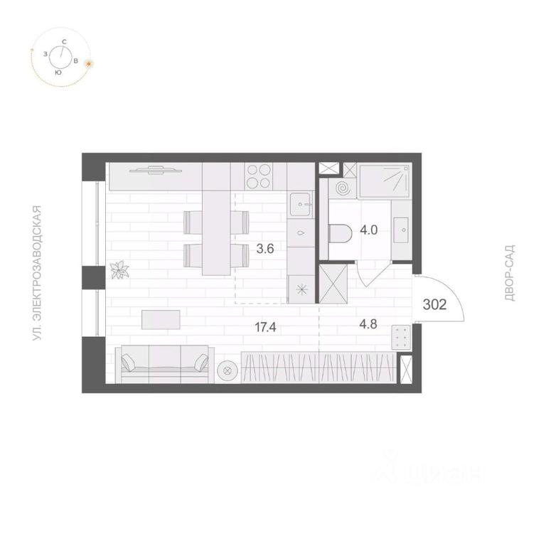 Apartment Sale, 29.8 sq. m. at ARTEL (Artel), Elektrozavodskaya Street, Moscow, Russia #1 Apartment Sale, 29.8 sq. m. at ARTEL (Artel), Elektrozavodskaya Street, Moscow, Russia #1