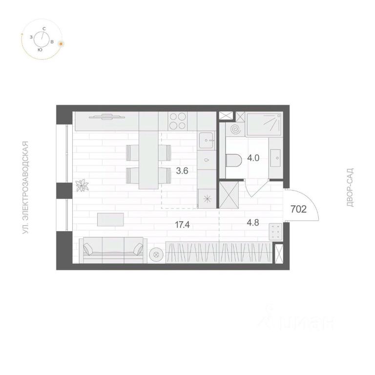 Apartment Sale, 29.8 sq. m. at ARTEL (Artel), Elektrozavodskaya Street, Moscow, Russia #1 Apartment Sale, 29.8 sq. m. at ARTEL (Artel), Elektrozavodskaya Street, Moscow, Russia #1