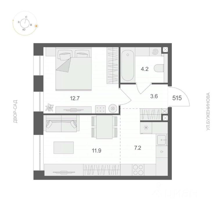 Apartment Sale, 39.6 sq. m. at ARTEL (Artel), Elektrozavodskaya Street, Moscow, Russia #1 Apartment Sale, 39.6 sq. m. at ARTEL (Artel), Elektrozavodskaya Street, Moscow, Russia #1
