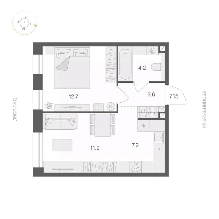 Apartment Sale, 39.6 sq. m. at ARTEL (Artel), Elektrozavodskaya Street, Moscow, Russia #1 Apartment Sale, 39.6 sq. m. at ARTEL (Artel), Elektrozavodskaya Street, Moscow, Russia #1