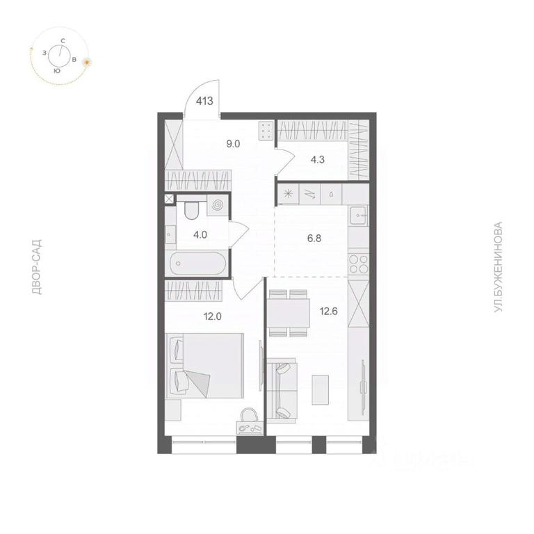 Apartment Sale, 48.7 sq. m. at ARTEL (Artel), Elektrozavodskaya Street, Moscow, Russia #1 Apartment Sale, 48.7 sq. m. at ARTEL (Artel), Elektrozavodskaya Street, Moscow, Russia #1