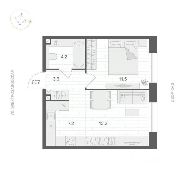 Apartment Sale, 39.7 sq. m. at ARTEL (Artel), Elektrozavodskaya Street, Moscow, Russia #1 Apartment Sale, 39.7 sq. m. at ARTEL (Artel), Elektrozavodskaya Street, Moscow, Russia #1