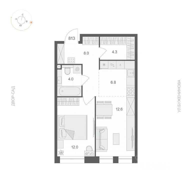 Apartment Sale, 47.7 sq. m. at ARTEL (Artel), Elektrozavodskaya Street, Moscow, Russia #1 Apartment Sale, 47.7 sq. m. at ARTEL (Artel), Elektrozavodskaya Street, Moscow, Russia #1