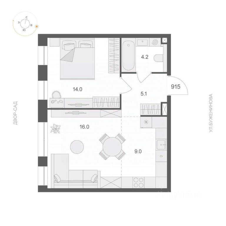 Apartment Sale, 48.3 sq. m. at ARTEL (Artel), Elektrozavodskaya Street, Moscow, Russia #1 Apartment Sale, 48.3 sq. m. at ARTEL (Artel), Elektrozavodskaya Street, Moscow, Russia #1