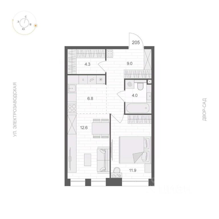 Apartment Sale, 48.6 sq. m. at ARTEL (Artel), Elektrozavodskaya Street, Moscow, Russia #1 Apartment Sale, 48.6 sq. m. at ARTEL (Artel), Elektrozavodskaya Street, Moscow, Russia #1