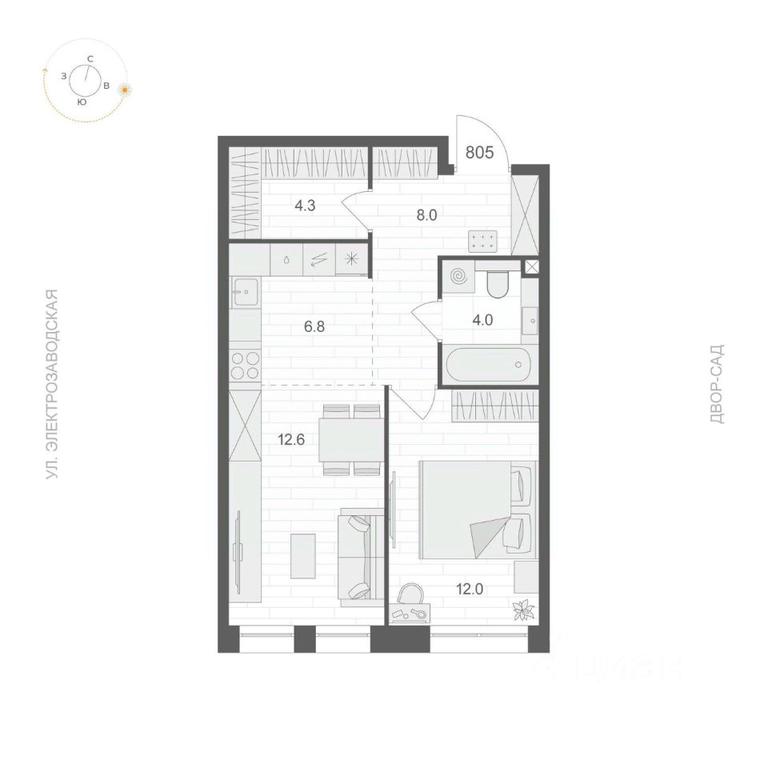 Apartment Sale, 47.7 sq. m. at ARTEL (Artel), Elektrozavodskaya Street, Moscow, Russia #1 Apartment Sale, 47.7 sq. m. at ARTEL (Artel), Elektrozavodskaya Street, Moscow, Russia #1